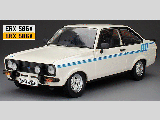 FORD ESCORT MKII HARRIER 1980 WHITE RHD 1-18 SCALE 4636R
